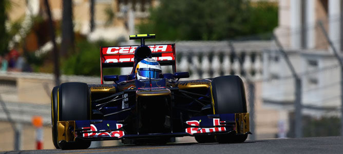 Jean-Eric Vergne durante la disputa del GP de Mónaco