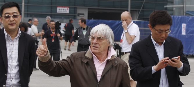 Bernie Ecclestone en China