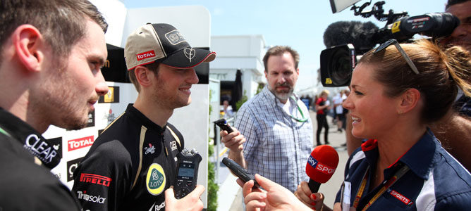 Romain Grosjean en Canada