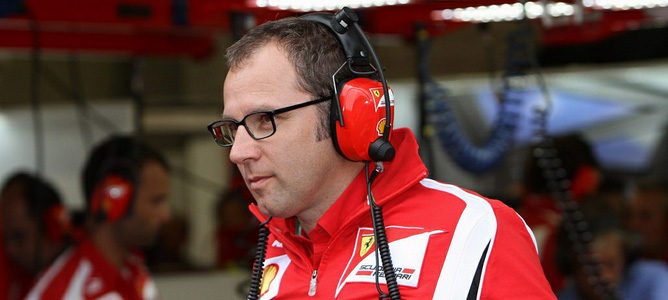 Setfano Domenicalli, jefe de equipo de Ferrari