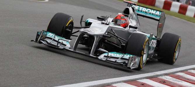 Michael Schumacher en su W03