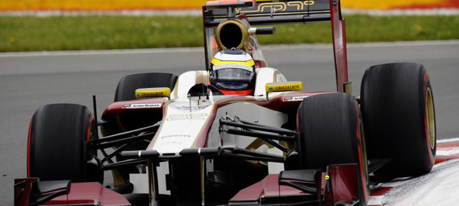 Pedro de la Rosa durante el GP de Canadá 2012