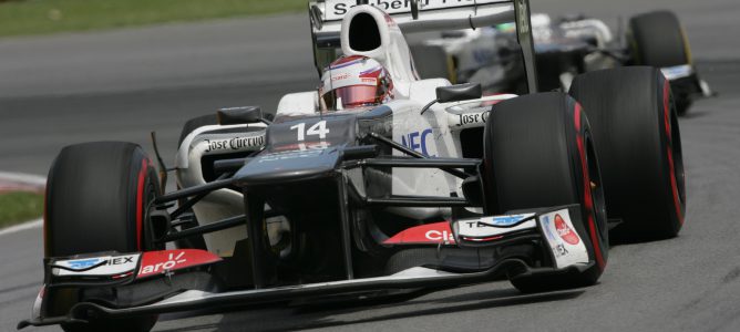 Kamui Kobayashi en el GP de Canadá