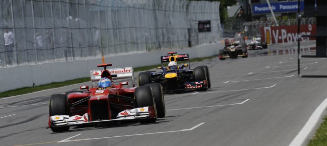 Fernando Alonso en el GP de Canadá