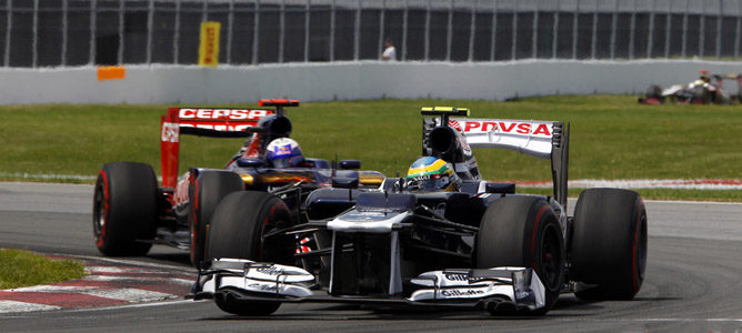 Un Williams en el GP de Canadá