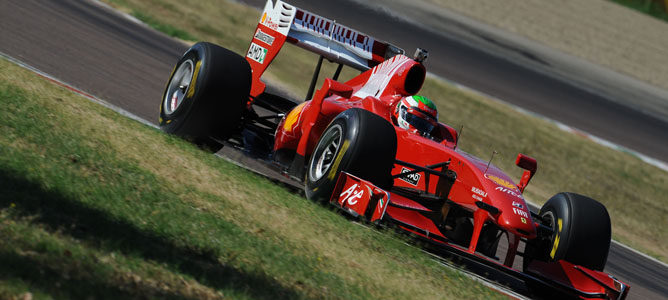 Sergio Pérez ya ha rodado con Ferrari