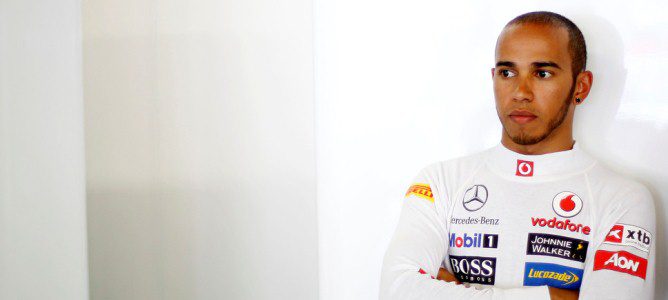 Lewis Hamilton durante el Gran Premio de España