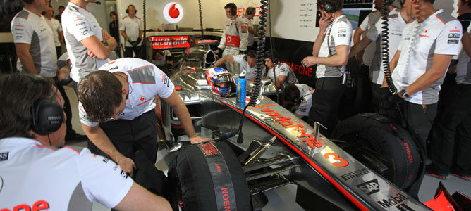 Jenson Button está sufriendo en 2012