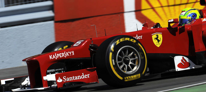 Felipe Massa a bordo del F2012 en Canadá