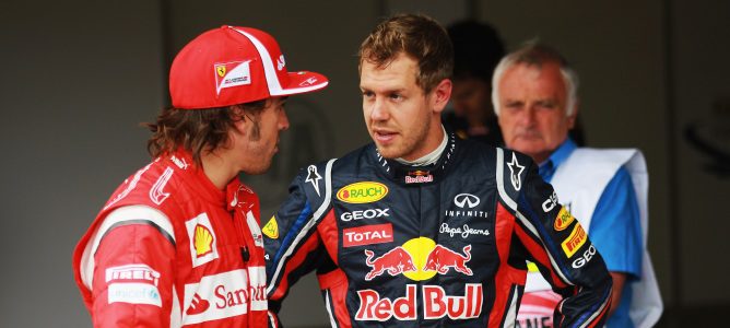 Alonso y Vettel