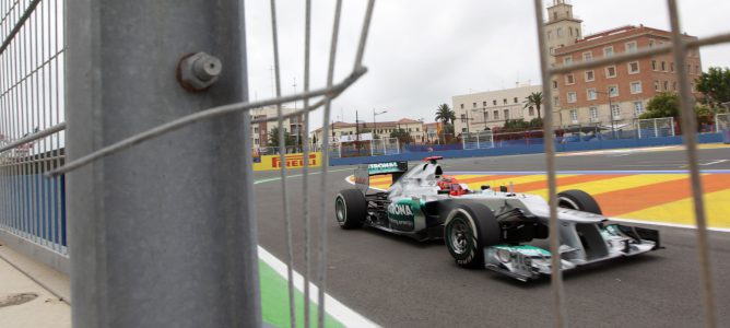 Michael Schumacher en Valencia