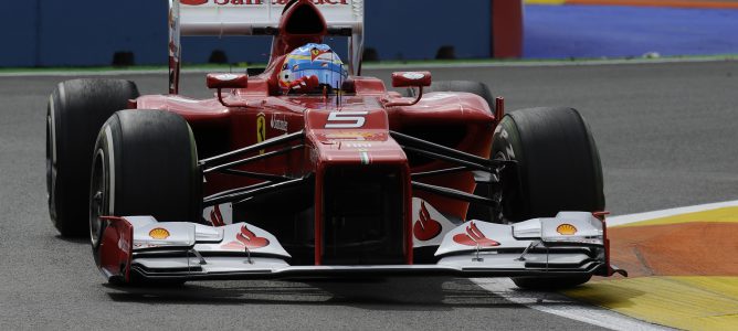 Fernando Alonso en Valencia