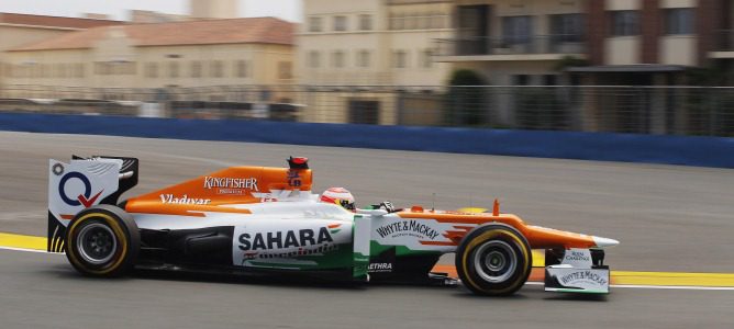 Paul Di Resta a bordo de su Force India