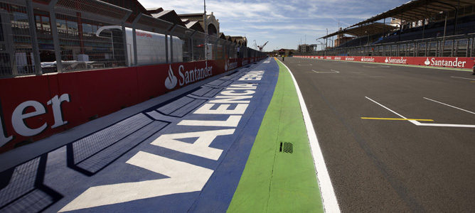 Recta del Valencia Street Circuit