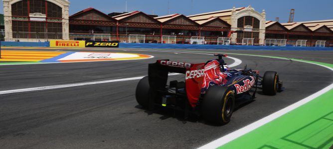 Daniel Ricciardo en Valencia