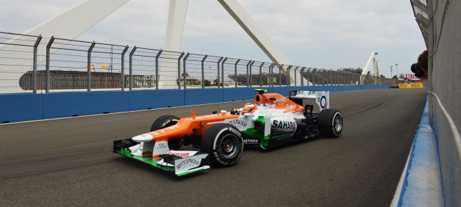 Nico Hülkenberg en Valencia