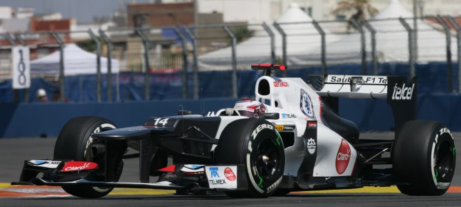 Kamui Kobayashi en Valencia