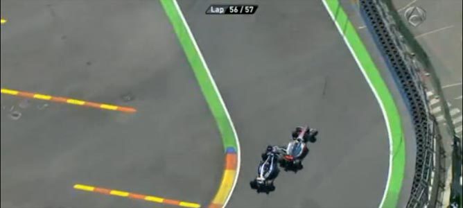 El incidente entre Maldonado y Hamilton