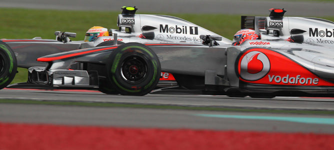 McLaren y Lewis Hamilton, los que más adelantan en 2012