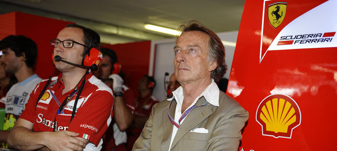 Stefano Domenicali y Luca di Montezemolo en Valencia