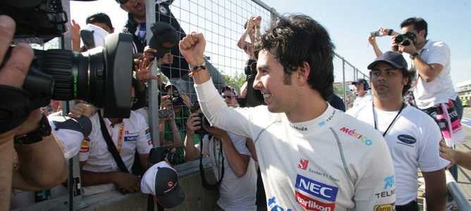 Sergio Pérez consiguió su segundo podio en Canadá