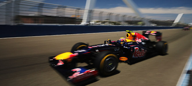 El Red Bull de Mark Webber en Valencia