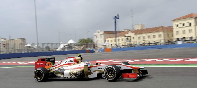 Narain Karthikeyan, piloto de HRT