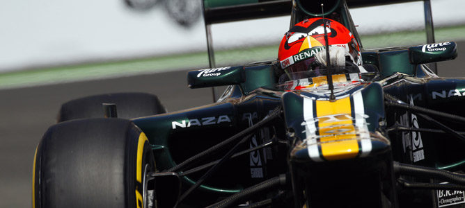 Heikki Kovalainen en la Q2 de Valencia