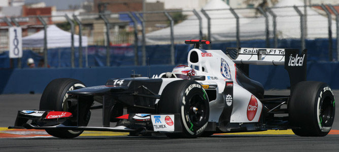 Kamui Kobayashi en Valencia