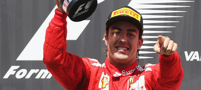 Fernando Alonso en el GP de Europa 2012