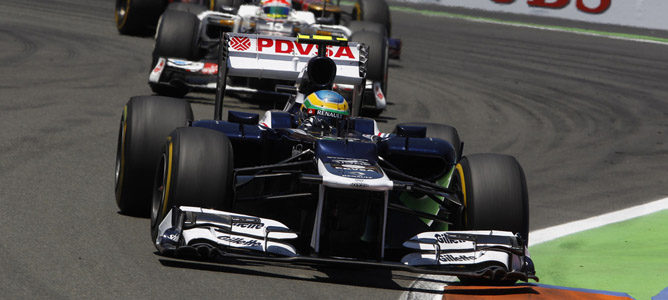 Bruno Senna en el GP de Europa 2012