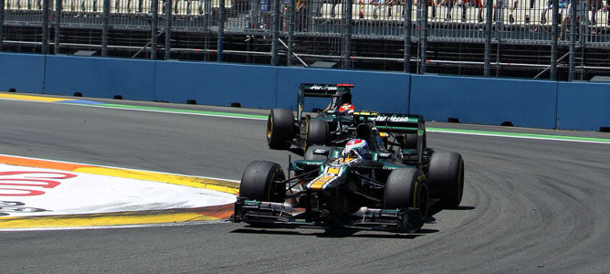 Vitaly Petrov en el GP de Europa 2012