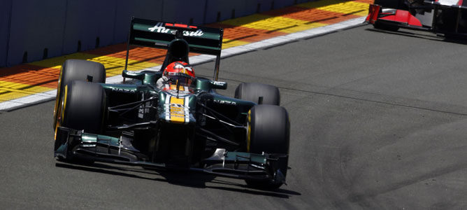 Heikki Kovalainen en el GP de Europa 2012