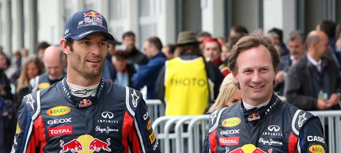 Sebastian Vettel en la rueda de prensa