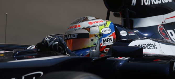 Pastor Maldonado subido a su FW34