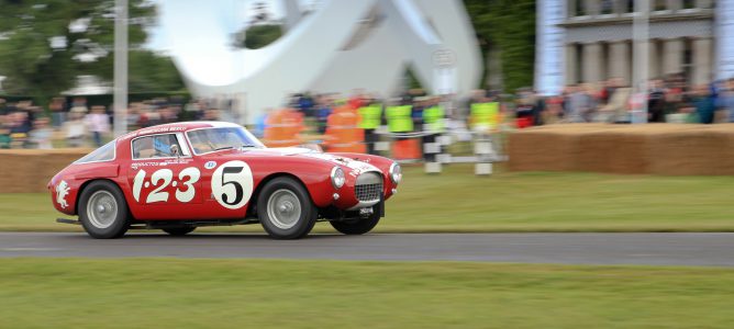 Marc Gené participó en el Goodwood FoS con el Ferrari F60