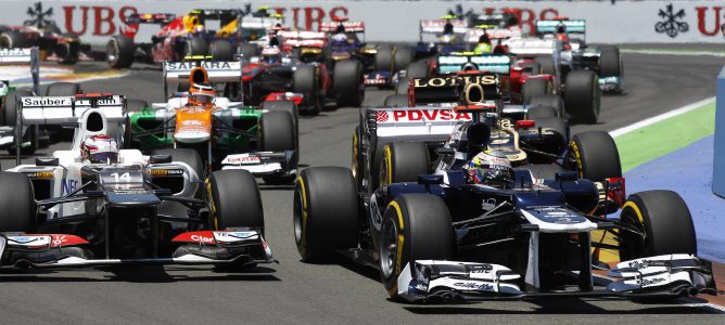 Pastor Maldonado: "Creo que Silverstone es una pista que favorecerá al coche"