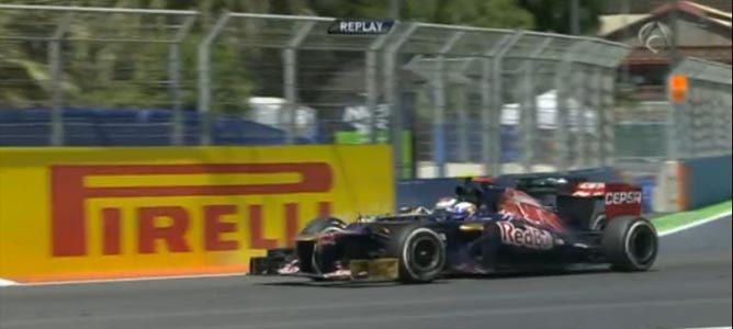 Maniobra entre Ricciardo y Petrov
