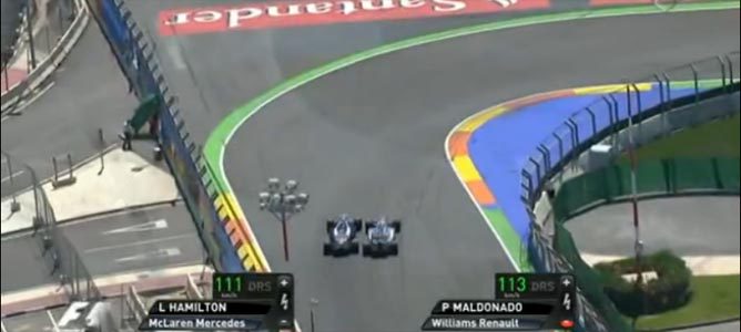 El incidente entre Maldonado y Hamilton