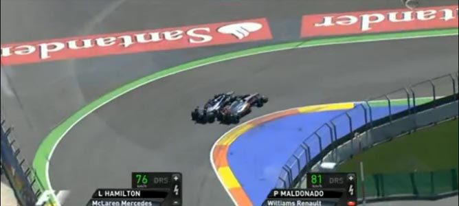 El incidente entre Maldonado y Hamilton