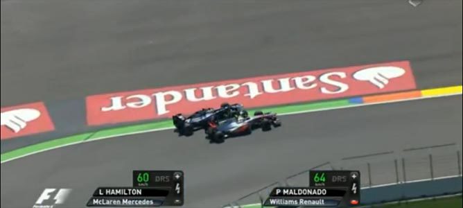 El incidente entre Maldonado y Hamilton