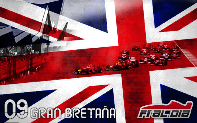 Cartel previo GP de Gran Bretaña 2012