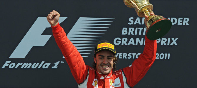 Fernando Alonso ganó en Silverstone en 2011