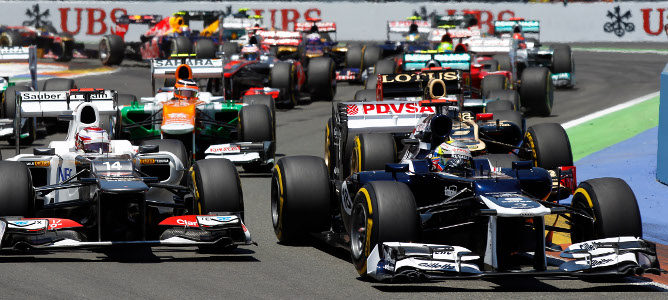 Pastor Maldonado en Valencia