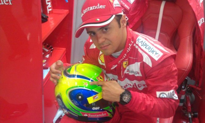 Felipe Massa en Silverstone 2012