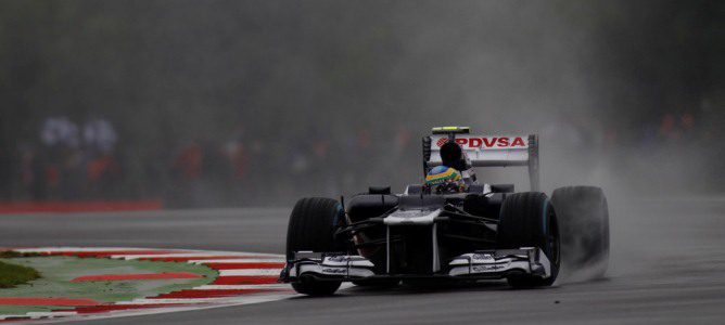 Pastor Maldonado a los mandos del Williams en el Circuito de Silverstone