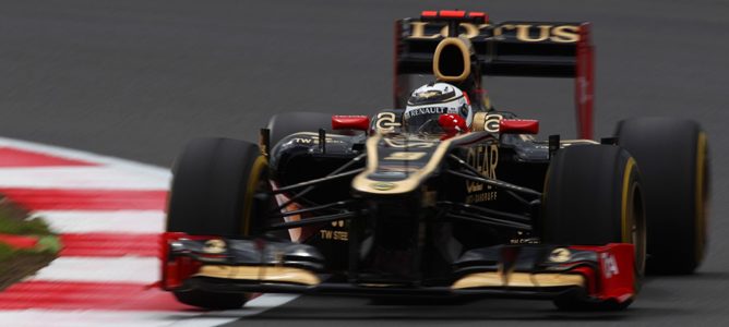 Kimi Räikkönen at Silverstone 2012