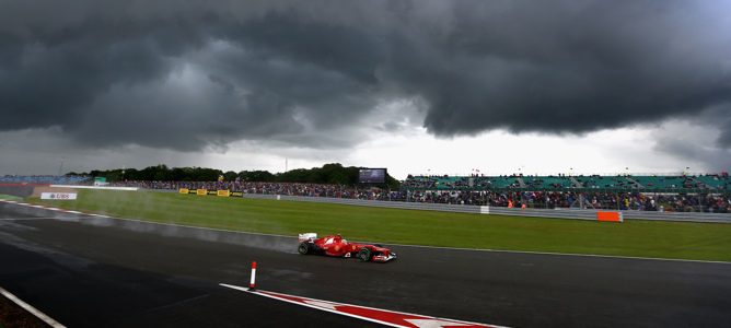 Fernando Alonso en Silverstone