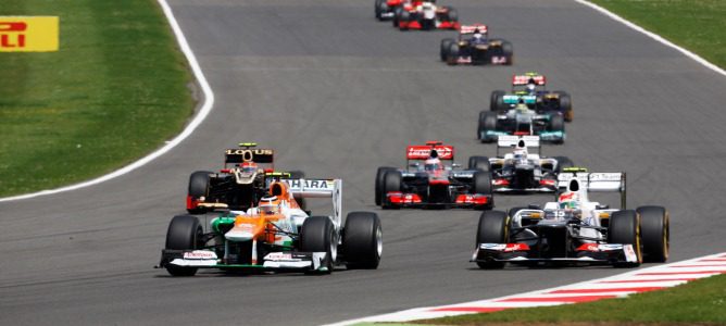 Nico Hülkenberg en el Circuito de Silverstone