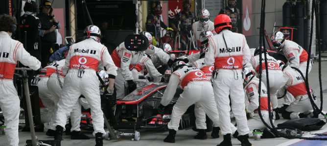 Jenson Button en Silverstone